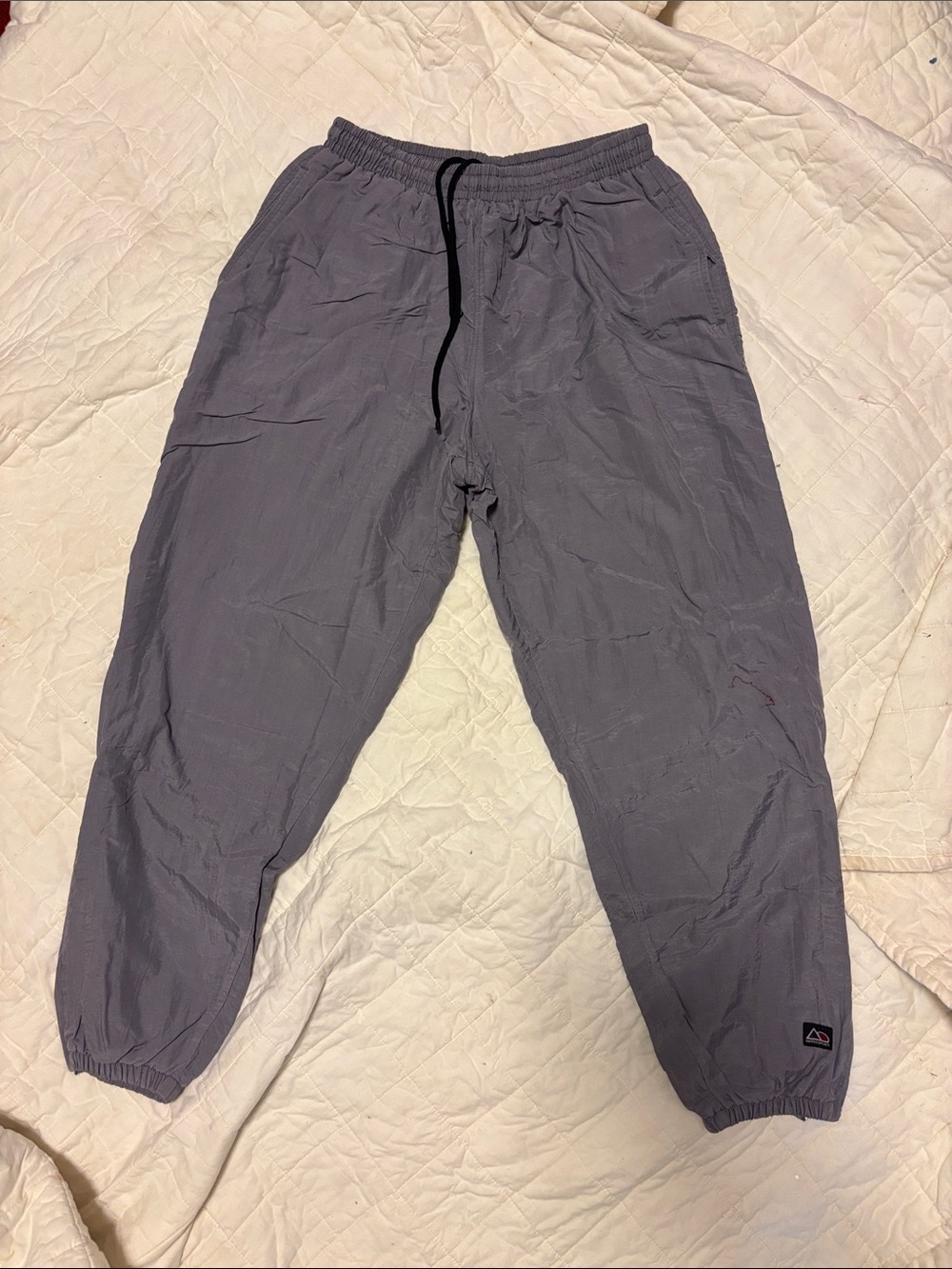 Men's Gray Thermal Jogger Pants - Casual Comfort